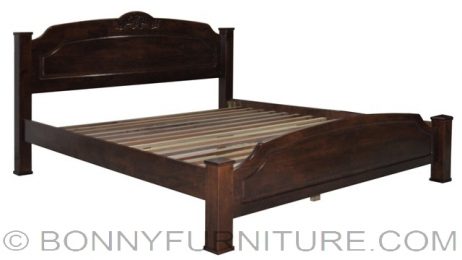 bradley wooden bed queen, king