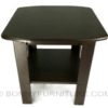 square vinyl side table