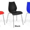 stc-9076 plastic chair red black blue