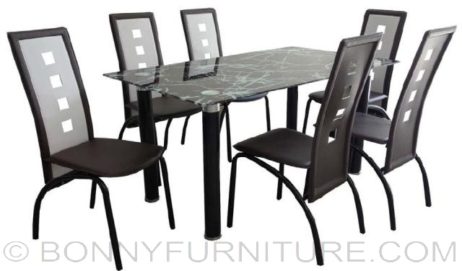 jit-annistonq dining set 6-seater