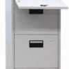 vfc-4dv vertical filing cabinet with vault open
