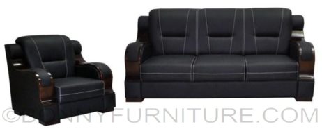 09c sofa set black