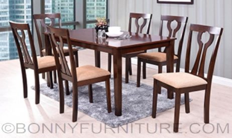 clover 6-seater dining set