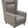 elle accent chair gray