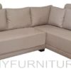 linux lshape sofa pvc beige