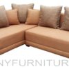 minotti lshape sofa medium brown