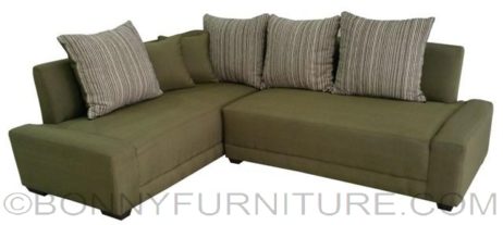 minotti lshape sofa green