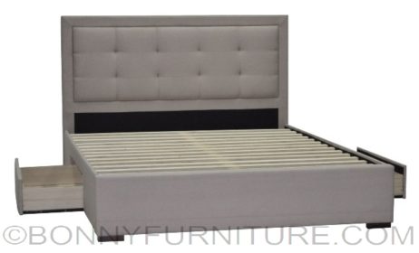 babette bed beige open