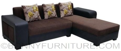 scarlatti lshape sofa dark brown