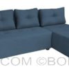 unice lshape sofa maroon blue gray black