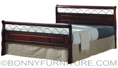 angeline wooden bed