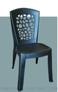178c plastic chair black