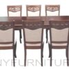 crystal 8-seater dining set
