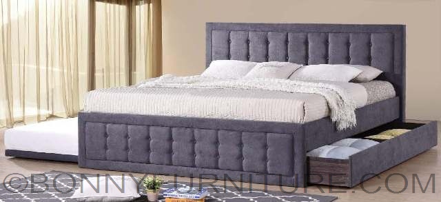7810k Bed With Pull Out King Size, Queen Size Bed With Pull Out Bed