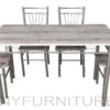 JIT-4627 dining set 4s gray oak