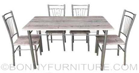 JIT-4627 dining set 4s gray oak