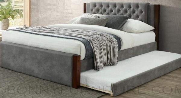 Bree Bed With Pull Out Queen Size, Bed Queen Size Frame