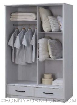 3773K Wardrobe Cabinet open