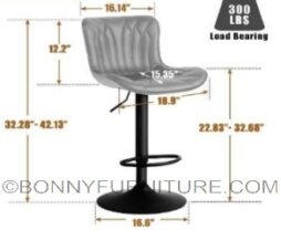 QS43 bar stool dimension QS43 bar stool dimension
